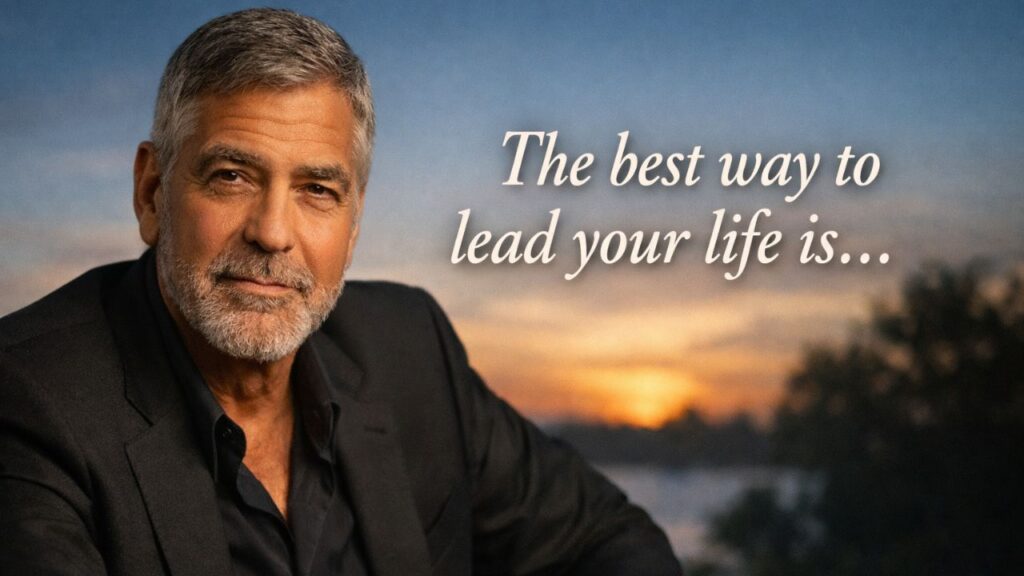 Quote of the day by George Clooney