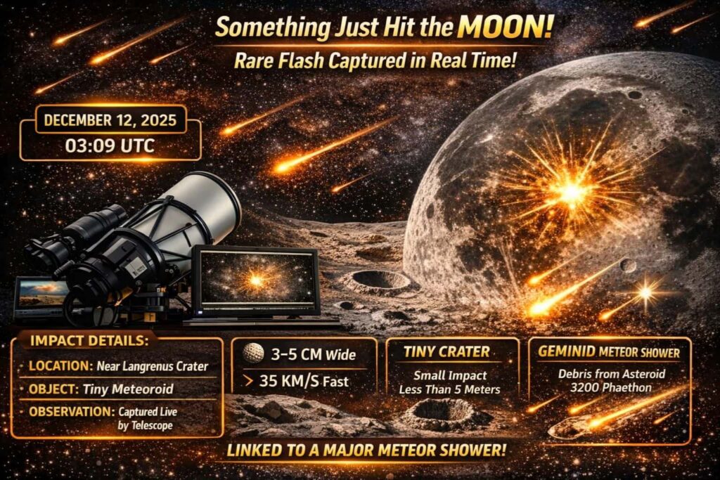 Somthing just Hit the Moon